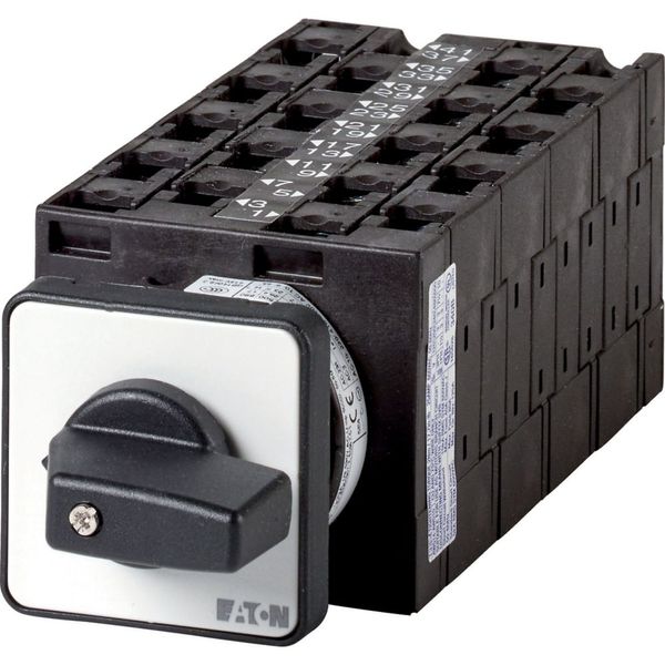 Multi-speed switches, T3, 32 A, flush mounting, 9 contact unit(s), Contacts: 18, 60 °, maintained, With 0 (Off) position, 0-1-2-3-4, Design number 152 image 3