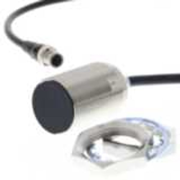 Proximity sensor, inductive, nickel-brass, short body, M30, shielded, image 1