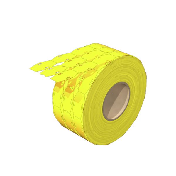 Cable coding system, 7 - , 15 mm, Polyolefine, yellow image 1