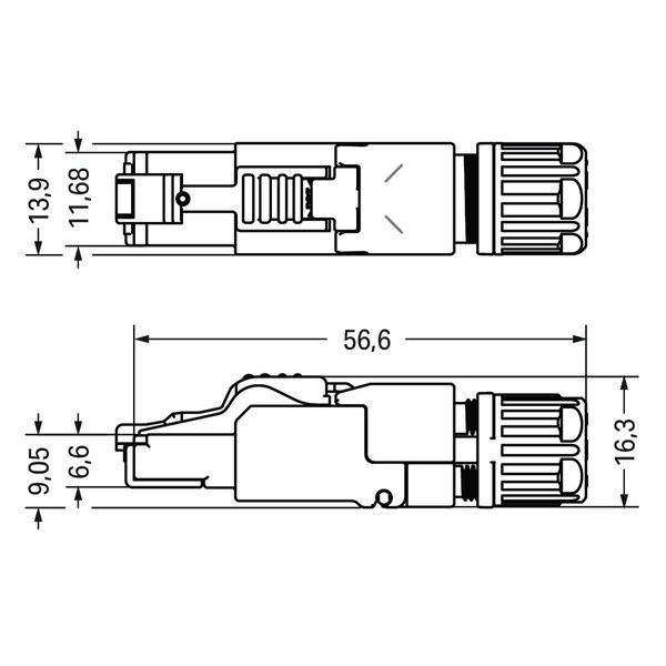 Connector ETHERNET RJ-45 Cat. 6A image 4