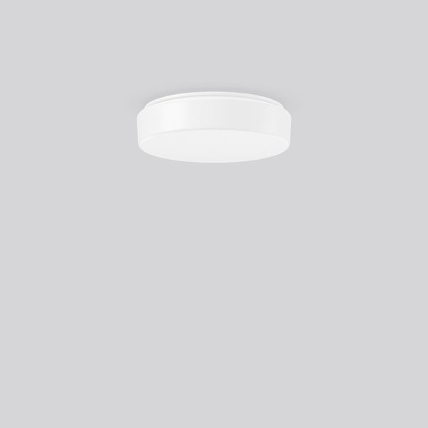 Flat Polymero Kreis, 14 W, 1500 lm, 830, white, on/off Ceiling and wal image 2