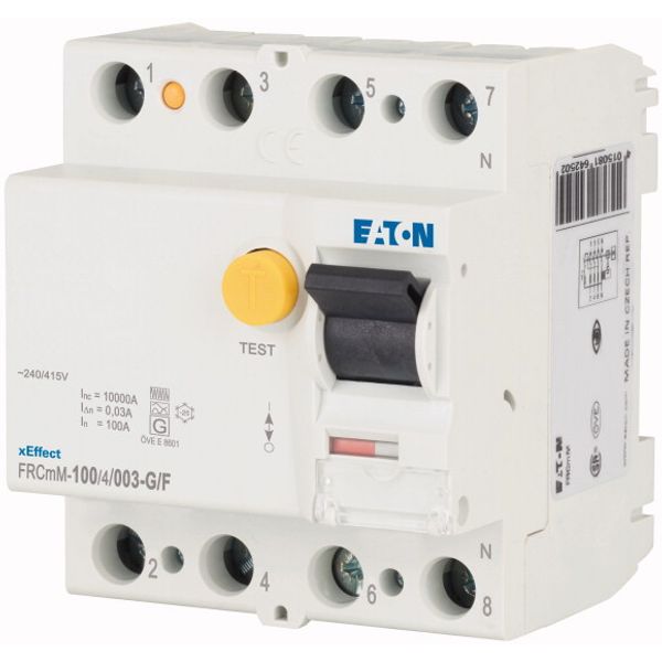 Residual current circuit breaker (RCCB), 80A, 2p, 30mA, type G/F image 3