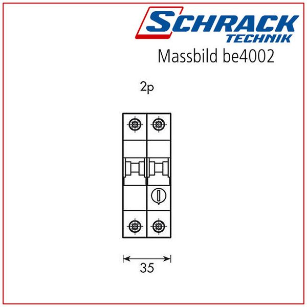 Motor Protection Circuit Breaker, 2-pole, 10-16A image 3