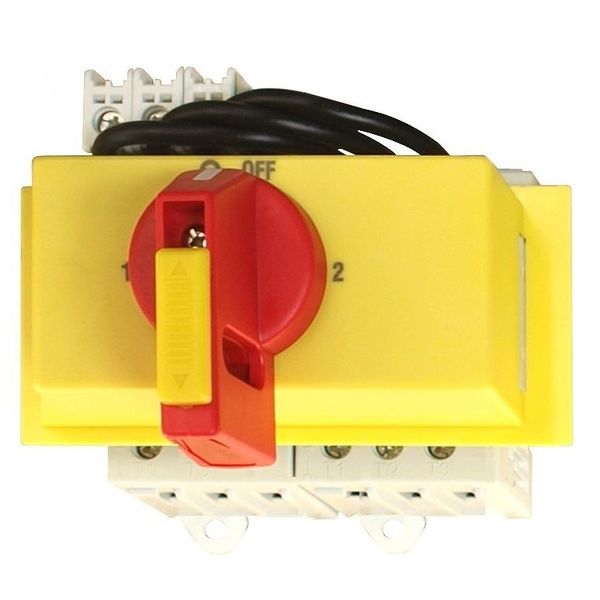 Changeover switch 3-pole, modular, 32A, lockable image 1