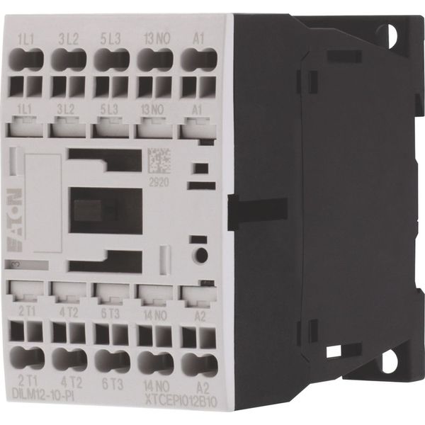 Contactor, 3 pole, 380 V 400 V 5.5 kW, 1 N/O, 24 V DC, DC operation, Push in terminals image 14