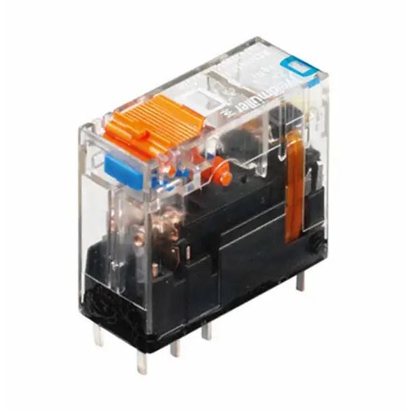 Relay RCI484AC4, 2 CO, 24 V DC, 8 A, with test button and LED, Weidmuller image 3