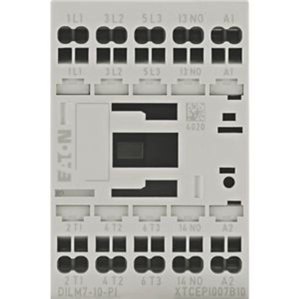 Contactor, 3 pole, 380 V 400 V 3 kW, 1 N/O, 110 V 50 Hz, 120 V 60 Hz, AC operation, Push in terminals image 10