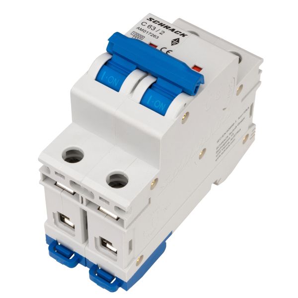 Miniature Circuit Breaker (MCB) AMPARO 10kA, C 63A, 2-pole image 6