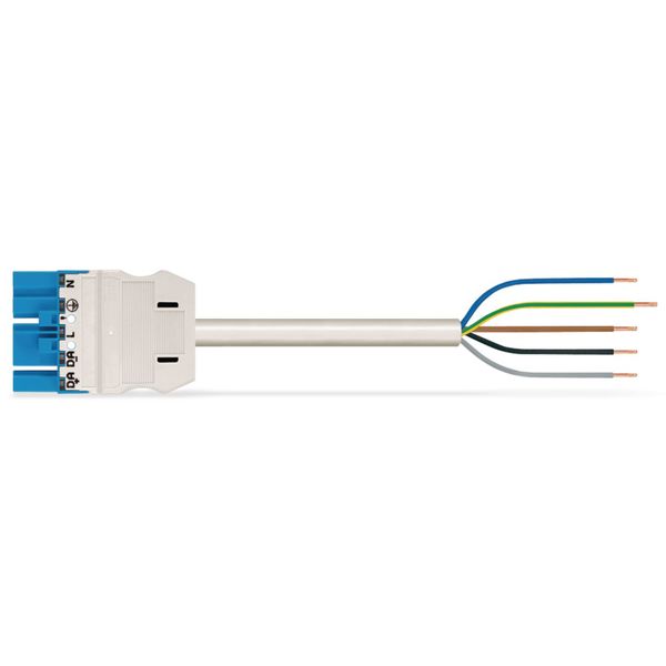 pre-assembled interconnecting cable Eca Socket/plug gray image 2