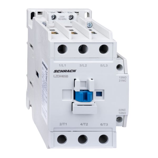 Contactor 3-pole, CUBICO High, 30kW, 65A, 1NO+1NC, 230VAC image 2