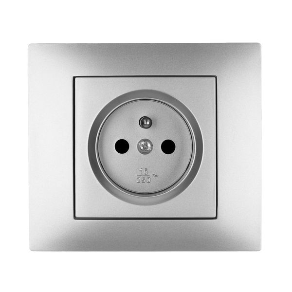 VESTRA 2P+Z FLUSH-MOUNTED SOCKET n/f image 2