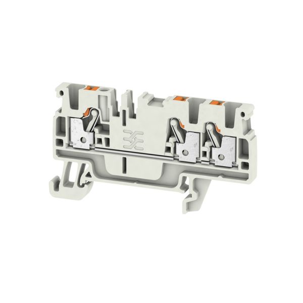 Feed-through terminal block, PUSH IN, 2.5 mm², 800 V, 24 A, Number of  image 1