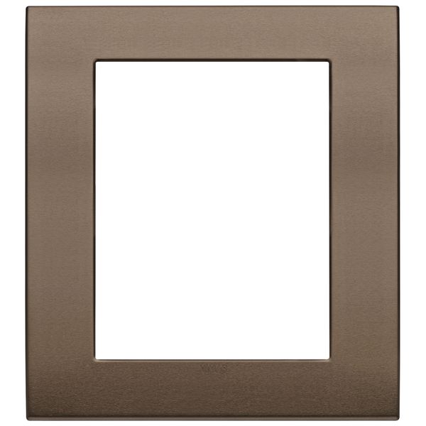 Classic plate 8M aluminium dark bronze image 1