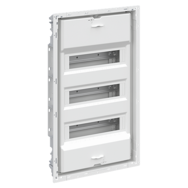 UK636EB Consumer unit , 597 mm x 362 mm x 97 mm, Flush mounting, 36 SU, IP30, Without Door image 2