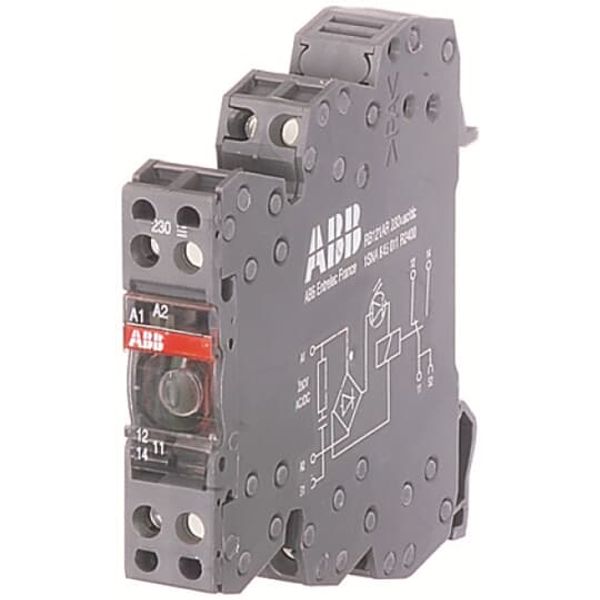 RBR111-24VUC Interface relay R600 1n/o,A1-A2=24VAC/DC,5-250VAC/60mA-6A image 1