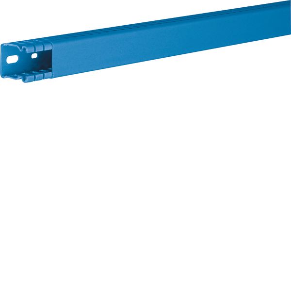 BA6, bedradingskanaal + deksel 30x25mm, blauw image 1