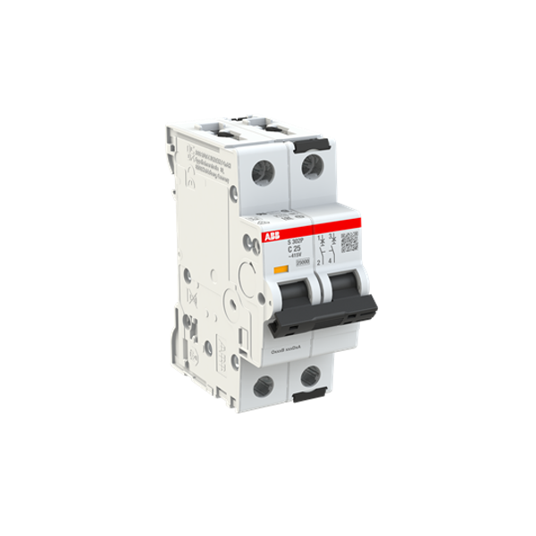 S302P-C25 Miniature Circuit Breaker - 2P - C - 25 A image 1