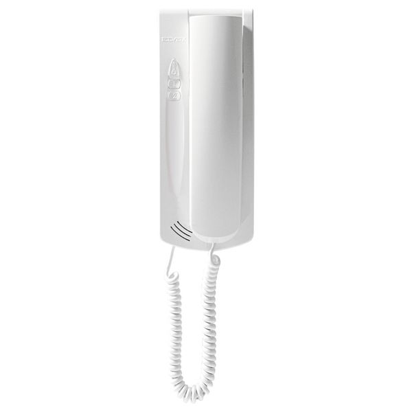 Wall-mount.interph., white+white buttons image 1