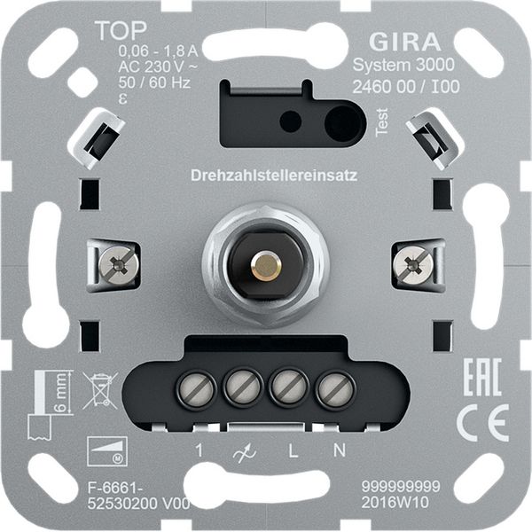 S3000 speed regul.ins. Insert image 1