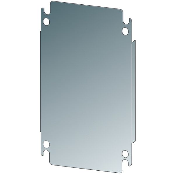 Mounting plate, galvanized, for HxW=1200x1200mm image 1