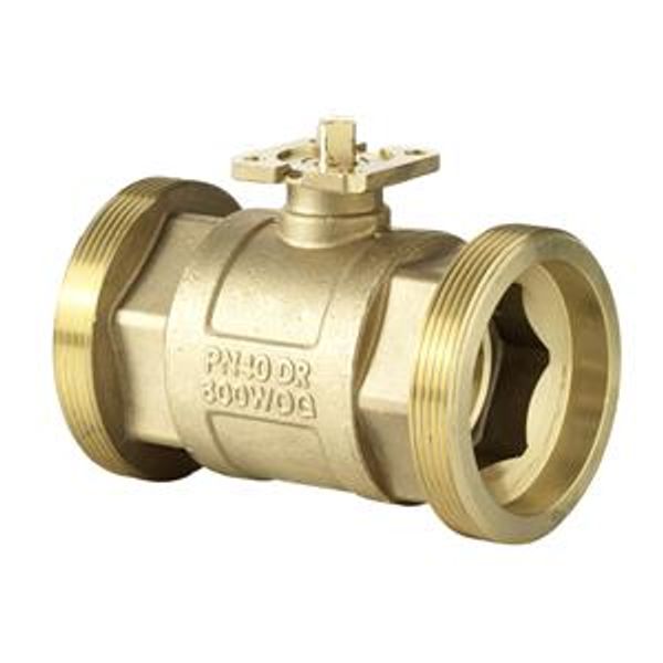 VAG61.50-40 - 2-port ball valve, externally threaded, PN40, DN50, kvs 40 image 1