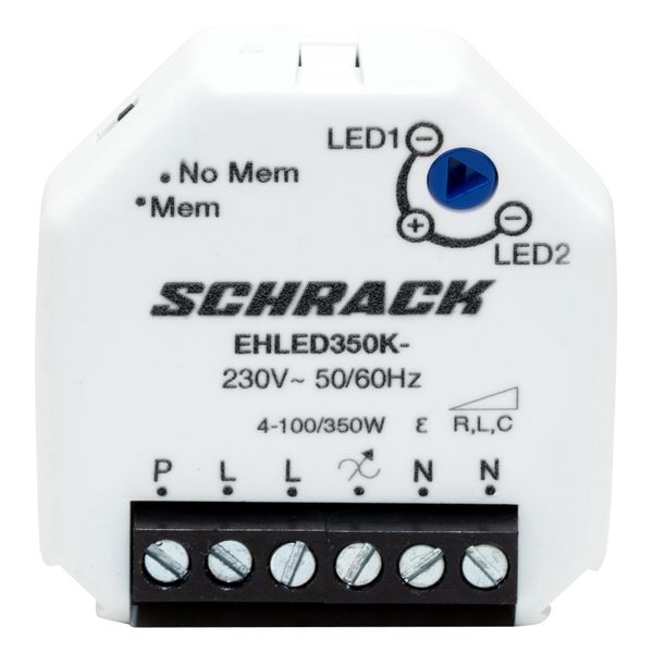 Dimmer inbox for LEDs 4-350VA (with screw terminals), RLC image 1