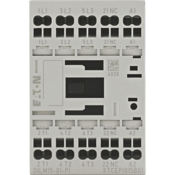 Contactor, 3 pole, 380 V 400 V 7.5 kW, 1 NC, 42 V 50 Hz, 48 V 60 Hz, AC operation, Push in terminals image 5