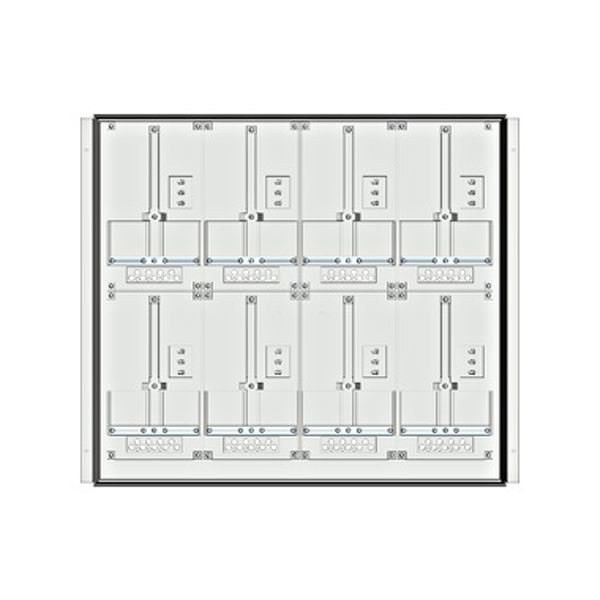 Meter box insert 2-rows, 8 meter boards / 17 Modul heights image 1