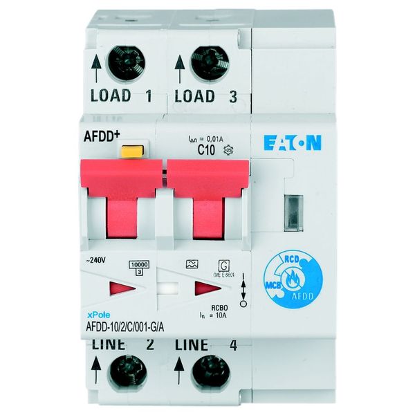 Arc Fault Detection Device, 2p, C, 10 A, 10 mA, type G/A image 9