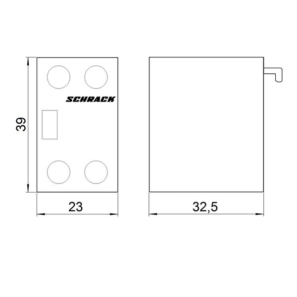 Auxiliary contact front-type for CUBICO, 2NC image 3