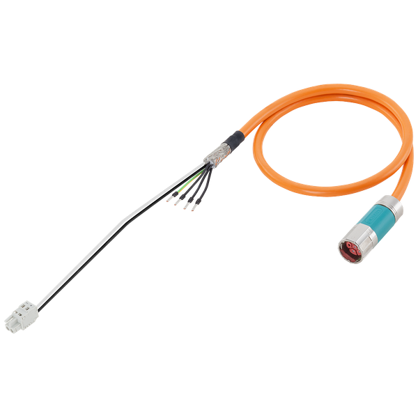 power cable type: 6FX5002-5CF10 pre-assembled 4x 1.5 C, SPEED-CONNECT Sz....6FX5002-5CF10-1AF0 image 1