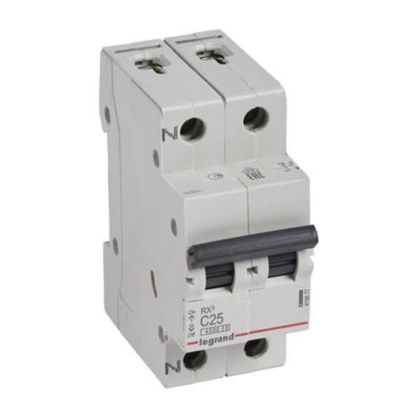 RX³ 4500A 1P+N 25A C-Curve Circuit Breaker image 1