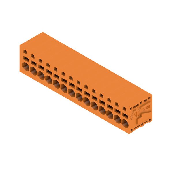 PCB terminal, 5.00 mm, Number of poles: 14, Conductor outlet direction image 2