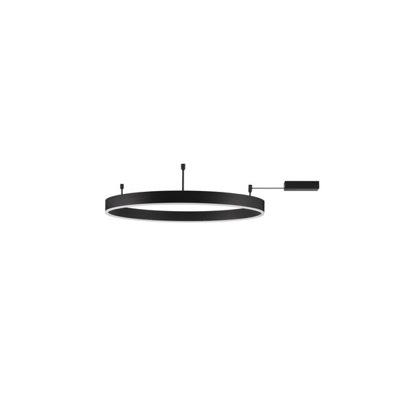 Triac Dimmable Sandy Black Aluminium  & Acrylic  LED 50 Watt 230 Volt  4166Lm 3000K IP20  D: 80 W: 1.2 H: 18 cm image 1