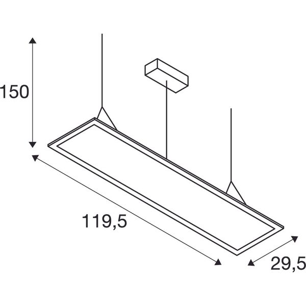 I-PENDANT 3750lm 3000K 230V 90ø grey image 1