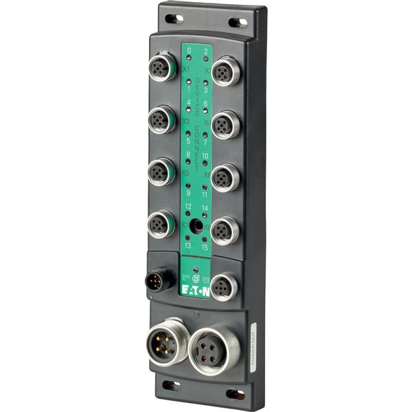 SWD Block module I/O module IP69K, 24 V DC, 8 inputs with power supply, 8 outputs with separate power supply, 8 M12 I/O sockets image 11