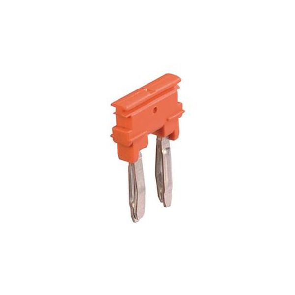 JUMPER BARS, ORANGE, 7.62MM SPACING, 7.6X4X4.5MM, BJE762,10 image 1