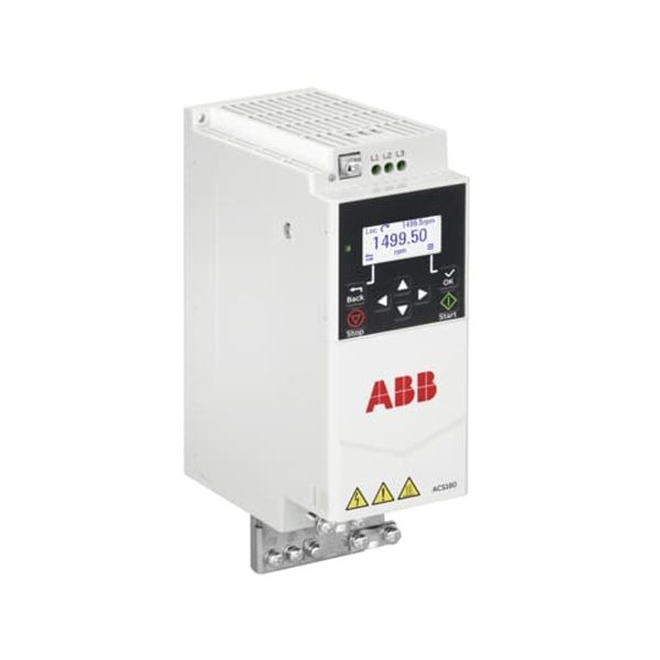 LV AC machinery drive module, IEC: Pn 1.5 kW, 7.8 A, 230 V, UL: Pld 2 Hp, 7.5 A, 208 V (ACS180-04S-07A8-2) image 2