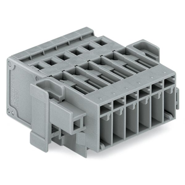 1-conductor male connector CAGE CLAMP® 4 mm² gray image 4