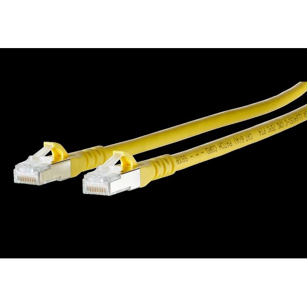 Patch cord Cat.6A AWG 26 0.3 m yellow image 1