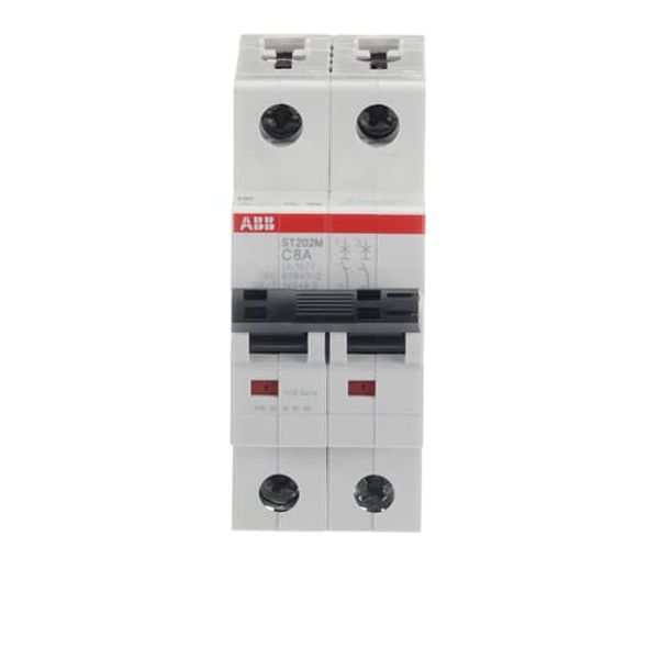 ST202M-C8 Miniature Circuit Breaker - 2P - C - 8 A image 1