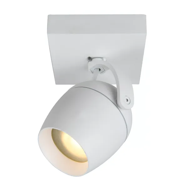 Lucide PRESTON - Ceiling spotlight Bathroom - 1xGU10 - IP44 - White image 1