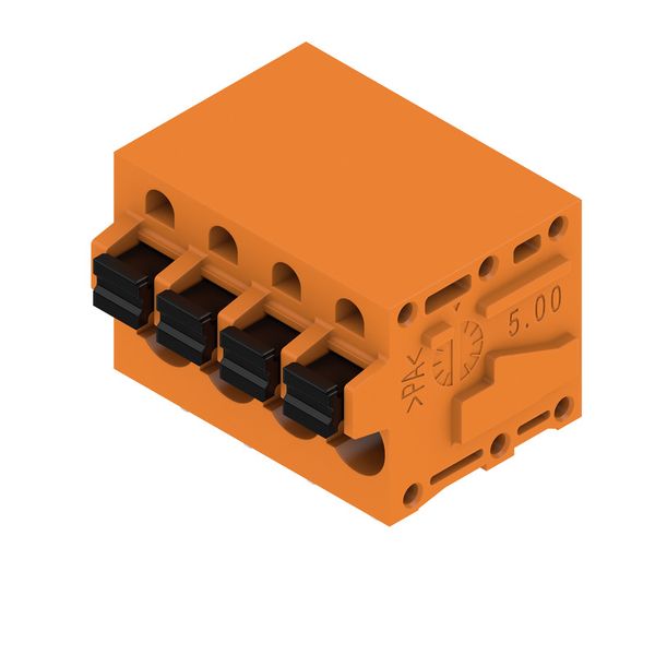 PCB terminal, 5.00 mm, Number of poles: 4, Conductor outlet direction: image 2