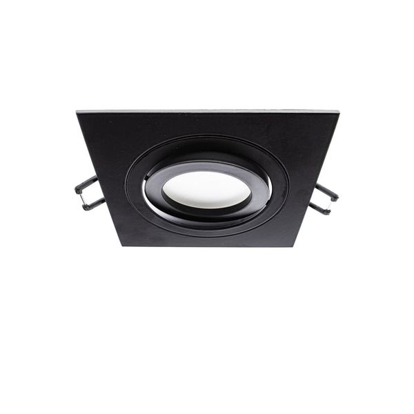 Recessed Light Square Tilting Helium Black image 2