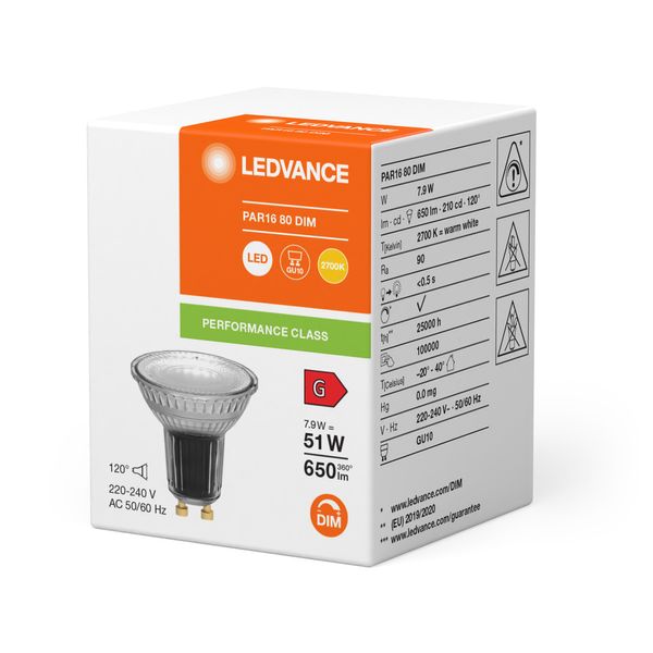 LED PAR16 DIM P 7.9W 927 GU10 image 7