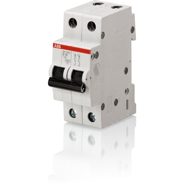 SH202-B16 Miniature Circuit Breaker - 2P - B - 16 A image 1