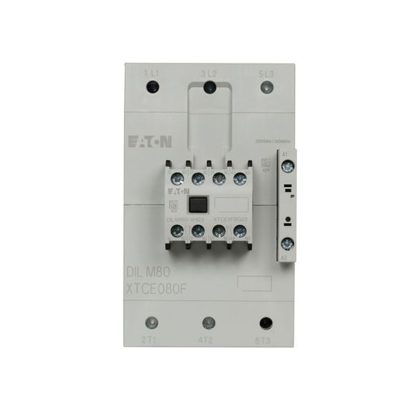 Contactor, 380 V 400 V 37 kW, 2 N/O, 2 NC, 230 V 50/60 Hz, AC operation, Screw terminals image 12