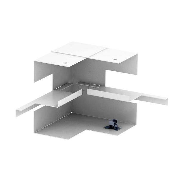 GS-SI70130RW  Inner corner, for Rapid 80 channel, 70x130mm, pure white Steel image 1