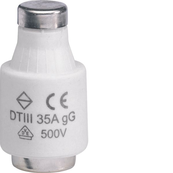 Fuse-link DIII E33 50A 500V gG T with indicator image 1