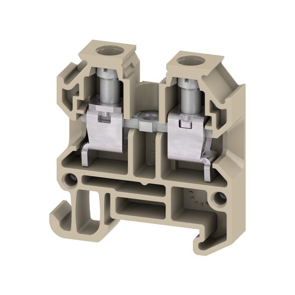 Feed-through terminal block, Screw connection, 4 mm², 690 V, 32 A, Num image 1